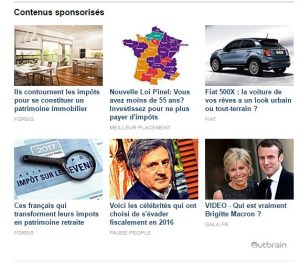 Outbrain propose des contenus "similaires" sur le Monde