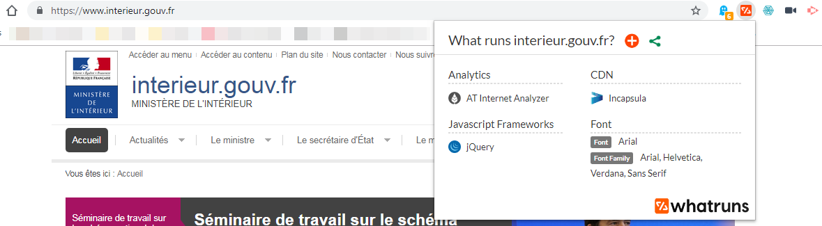 Analyse via whatruns 